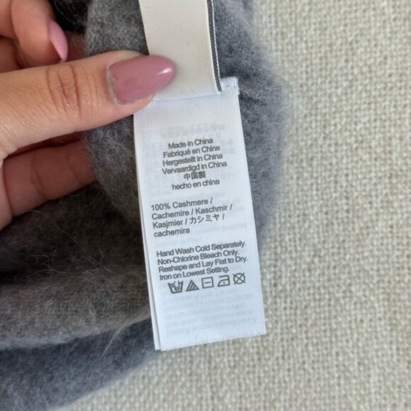 NWT Knit for J.Crew Men’s Brushed Cashmere V-Neck Sweater Vest Size M - Picture 6 of 7